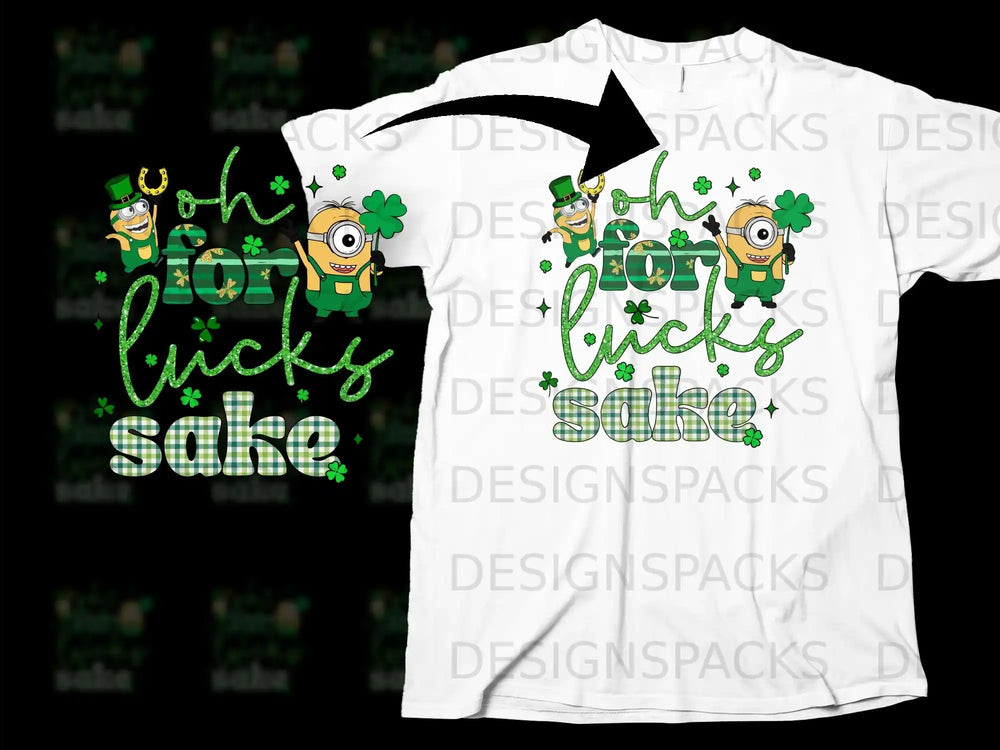 Minion St Patricks Day Oh For Lucks Sake Clover product type