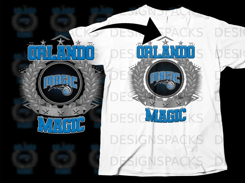 Orlando Magic Themed T-Shirt for Basketball Fans