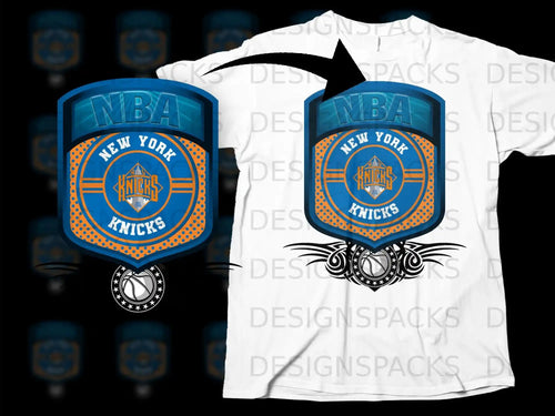New York Knicks NBA Fan Design T-Shirt