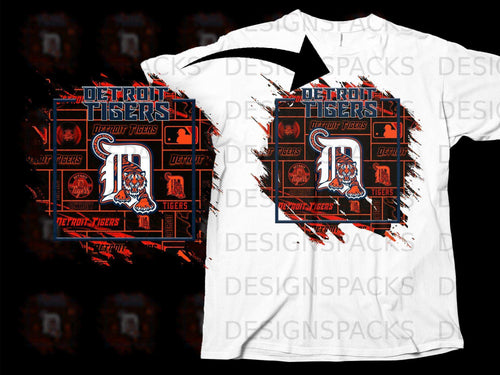 Detroit Tigers Unique Design White Shirt