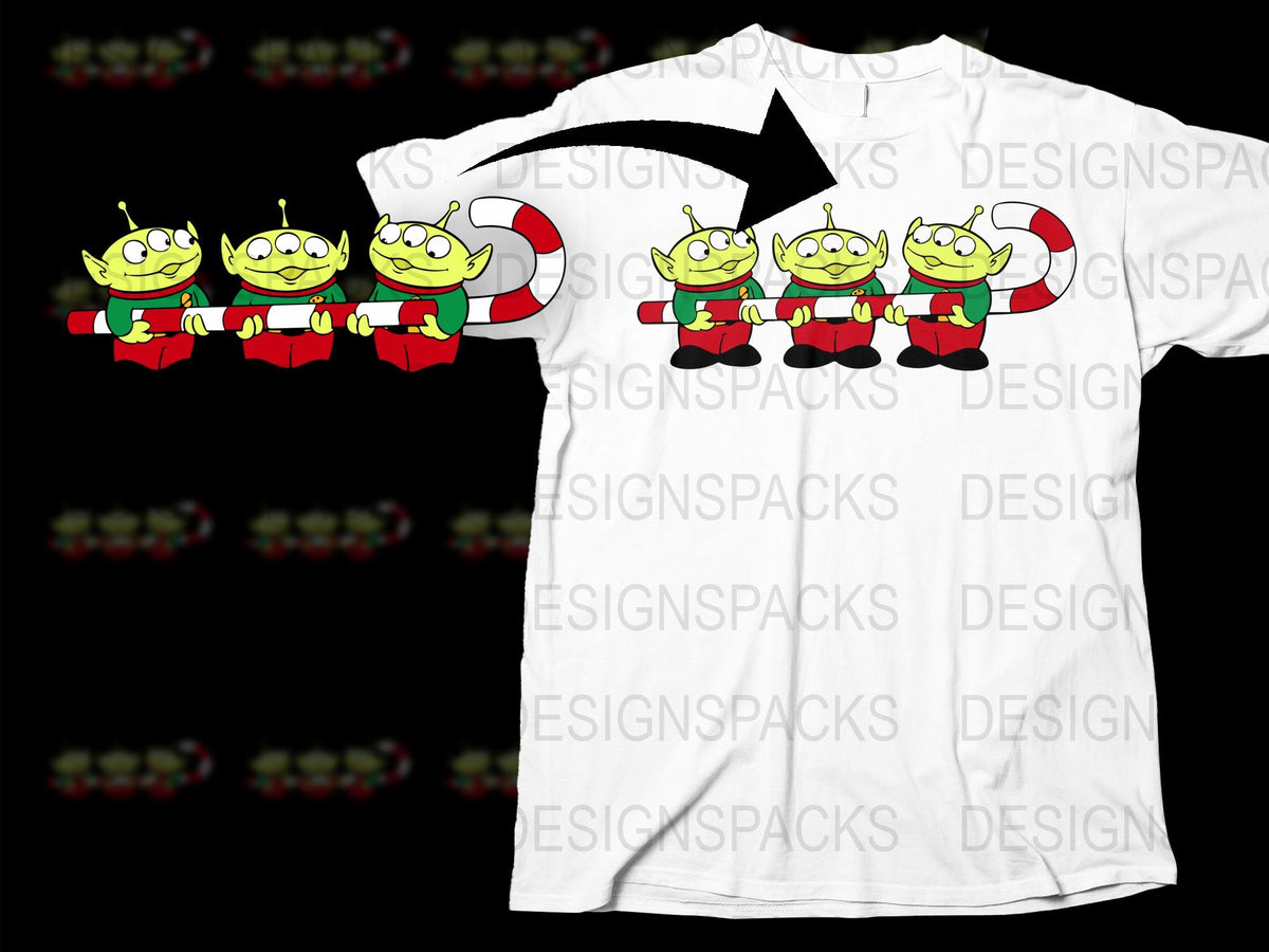 Funny Alien Santa Christmas T-Shirt, Unisex Holiday Graphic Tee, Festive Xmas Party Outfit