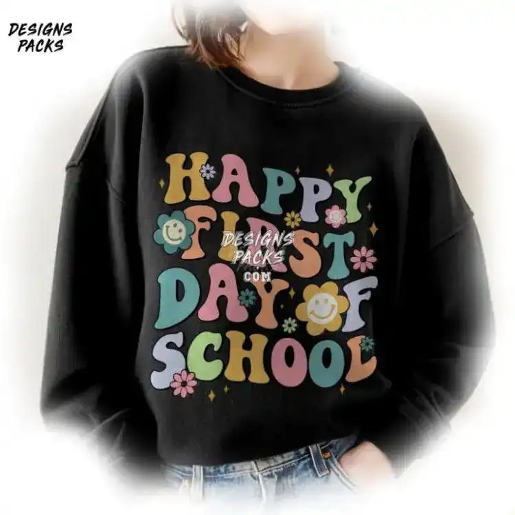 Back To School Happy First Day Of Png Design