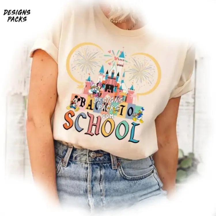 Back To School Mouse Ears Cartoon Mickey And Friends Png Design