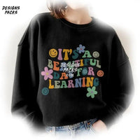 Back To School Teacher Sublimation It’s A Beautiful Day For Learning Png Design