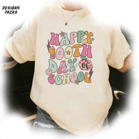 Back To School Vintage 100Th Day Of Png Design