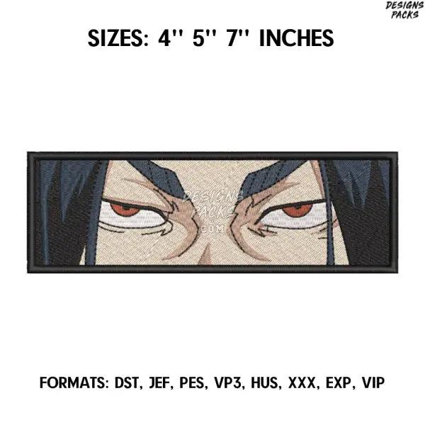 Baji Eyes Embroidery Design File, Tokyo Revengers Anime Embroidery Design, Machine Embroidery, Anime Pes Design