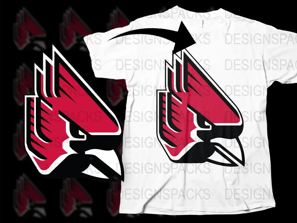 Ball State Cardinals College Football Png Digital Download