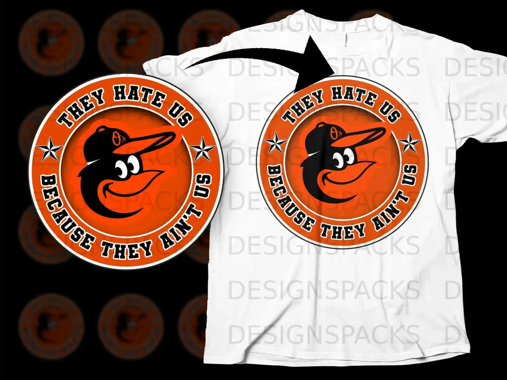 They Hate Us Because They Ain't Us Graphic Tee Shirt