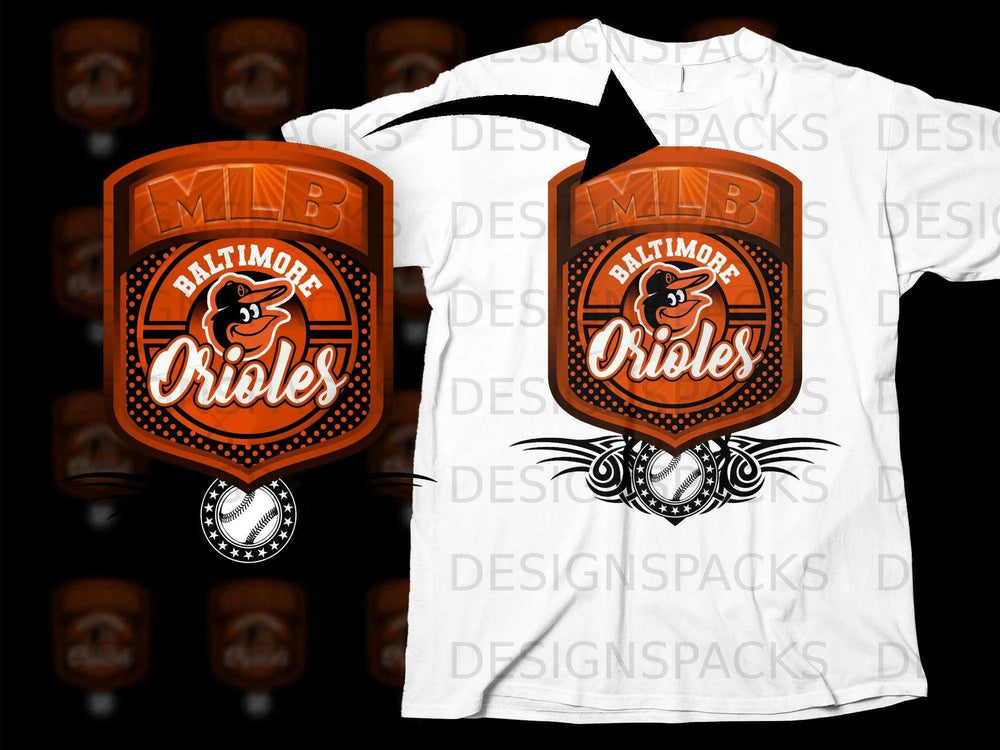 Baltimore Orioles MLB Design T-Shirt for Fans and Collectors