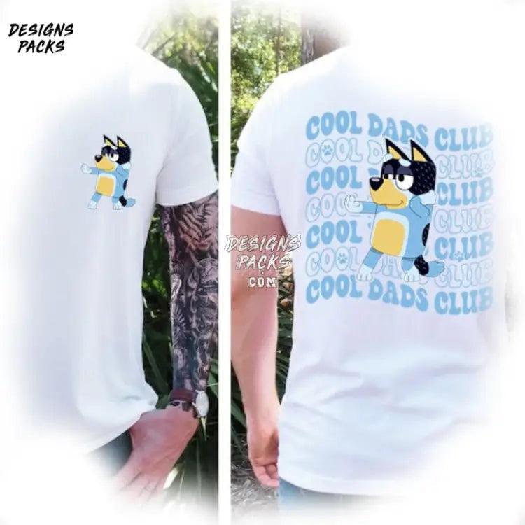 Bandit Cool Dad Club Birthday Bluey Png Design