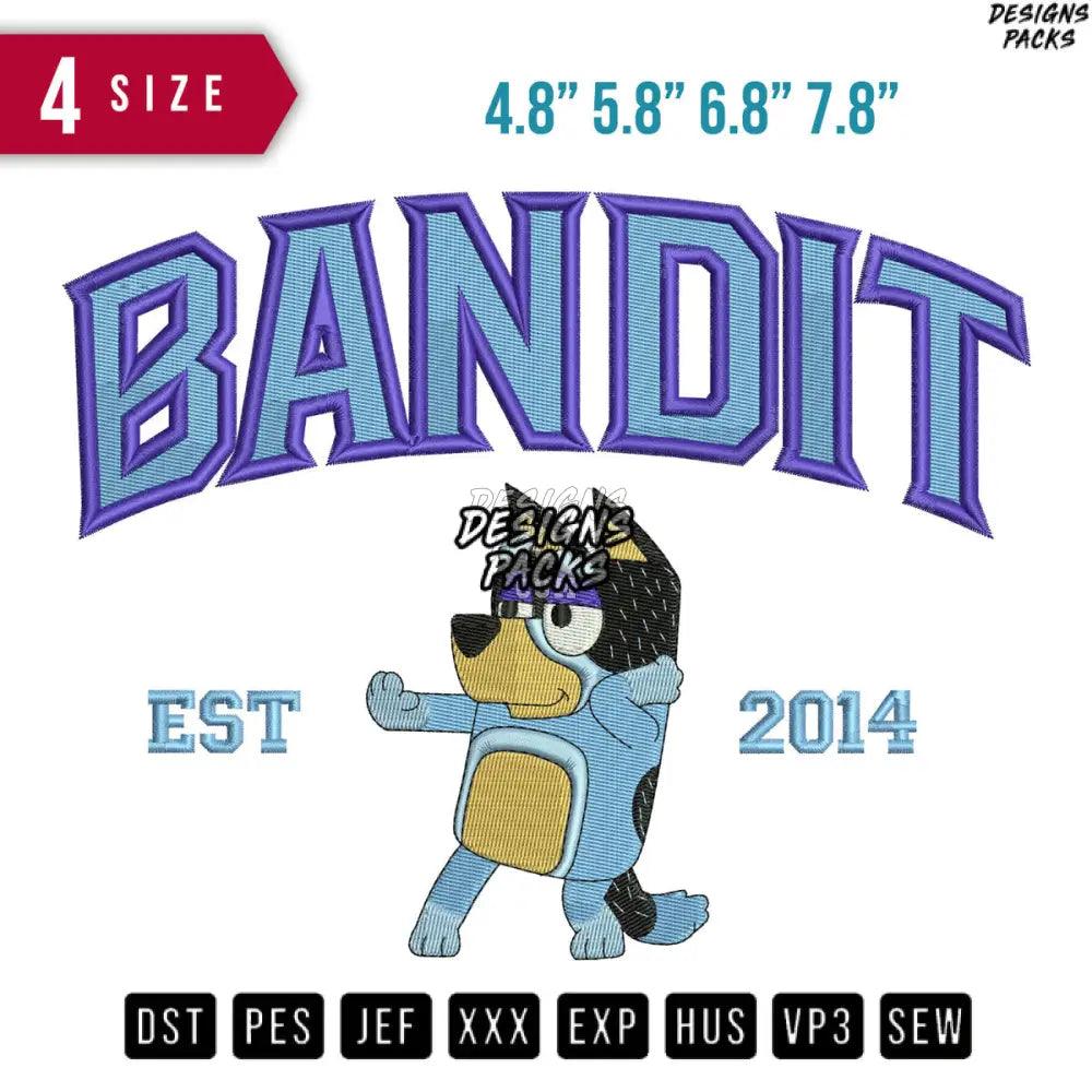 Bandit Est 2014 Embroidery Design