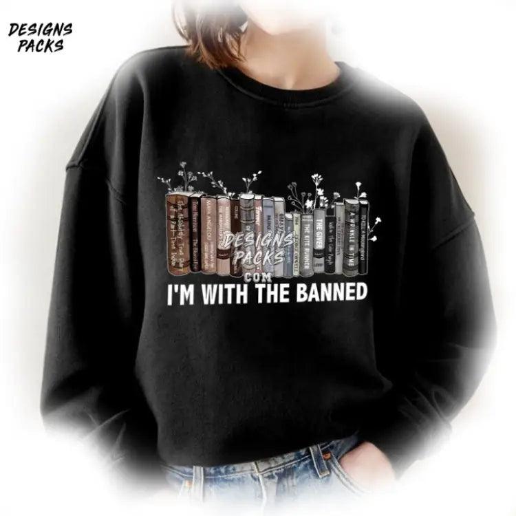 Banned Books Funny Book Readers I’m With The Digital Png Design