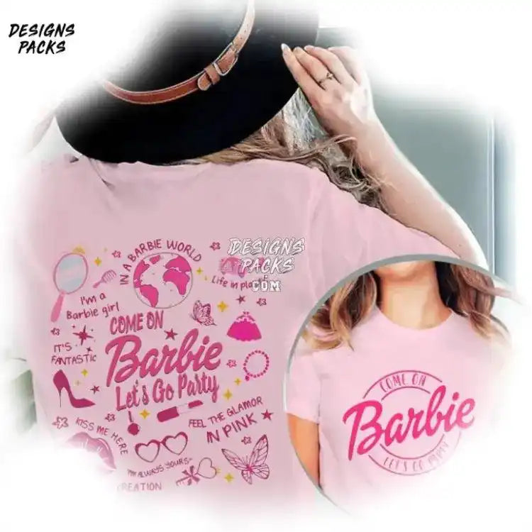 Barbie Design Come On Let’s Go Party Png