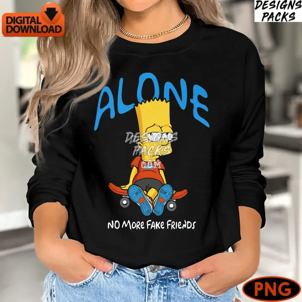 Bart Simpson Digital Art Cartoon Fan Supreme Skateboard Png Download