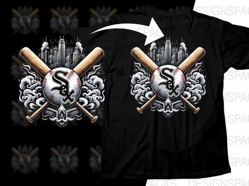 Baseball Smoke Chicago White Sox Team Png Digital Download