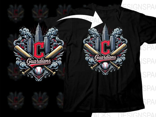 Baseball Smoke Cleveland Guardians Team Png Digital Download