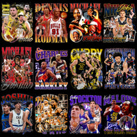 Load image into Gallery viewer, 48 Basketball Teams Players Bootleg Homage Designs Bundle PNG
