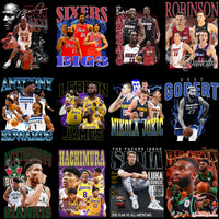 Load image into Gallery viewer, 48 Basketball Teams Players Bootleg Homage Designs Bundle PNG
