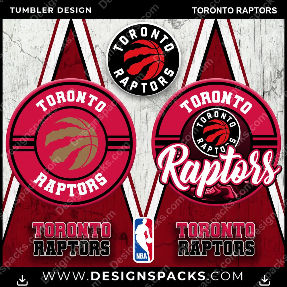 Basketball Sports Toronto Raptors NBA Basketball Tumbler Digital Wrap Design Download