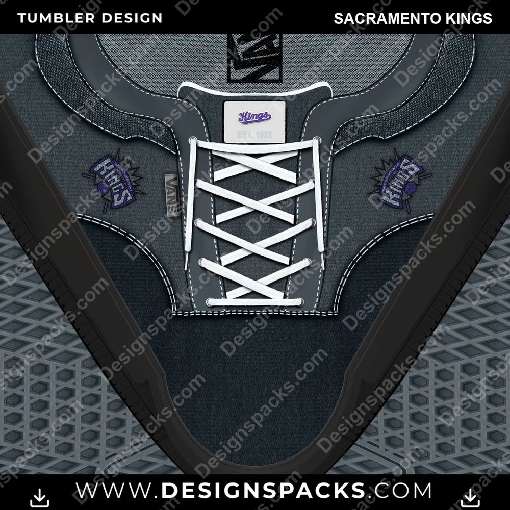 Basketball VANS Atwood DX Sacramento Kings NBA Basketball Tumbler Digital Wrap Design Download