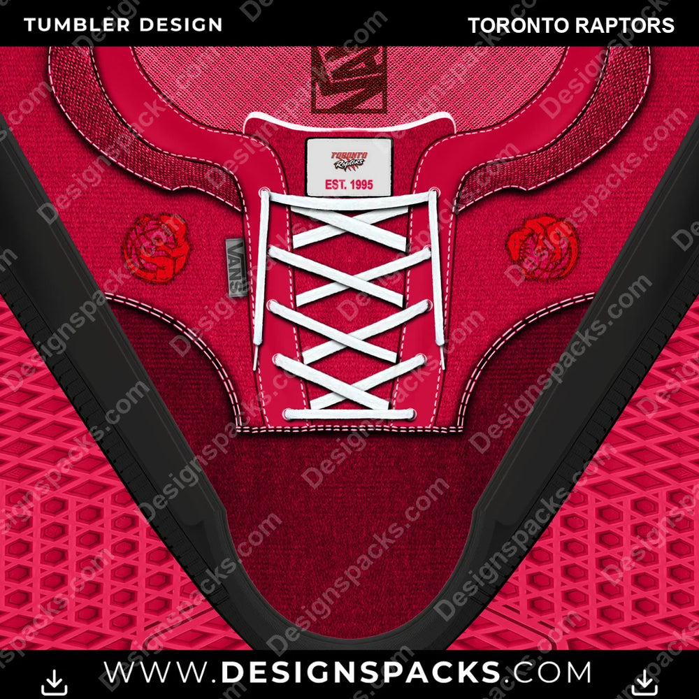 Basketball VANS Atwood DX Toronto Raptors NBA Basketball Tumbler Digital Wrap Design Download