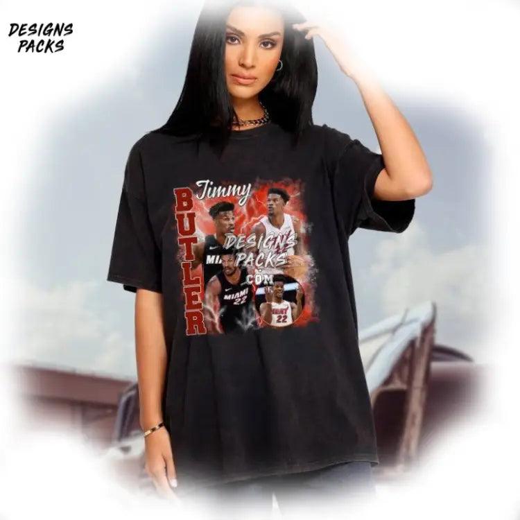 Basketball Vintage Bootleg Jimmy Butler Png Design