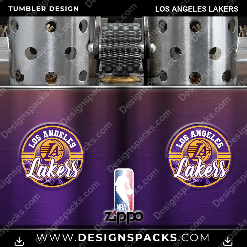 Basketball Zippo Lighter Los Angeles Lakers NBA Basketball Tumbler Digital Wrap Design Download