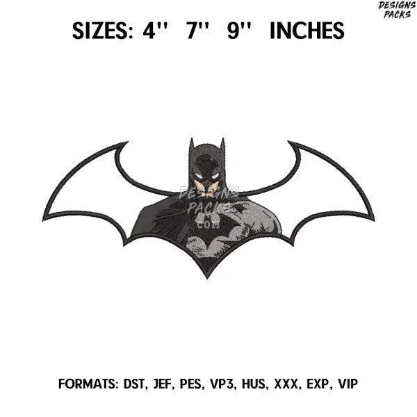 Batman Embroidery Design File/ Batman Anime Embroidery Design/ Machine  Design Pes Dst. Nike Batman  embroidery