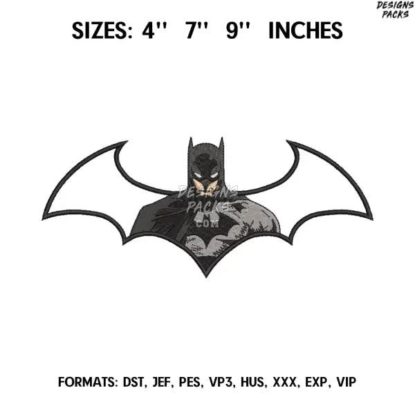 Batman Embroidery Design File/ Batman Anime Embroidery Design/ Machine  Design Pes Dst. Nike Batman  embroidery