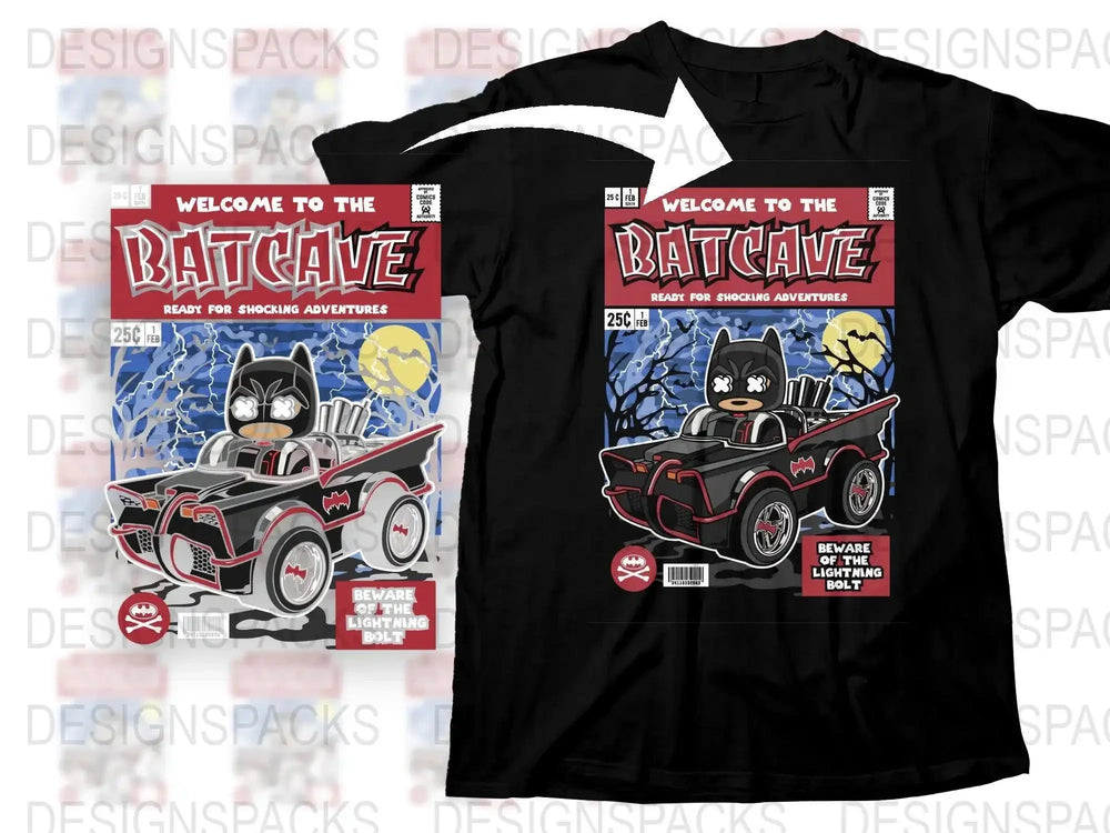 Bat Mobile Popculture Png Digital Download