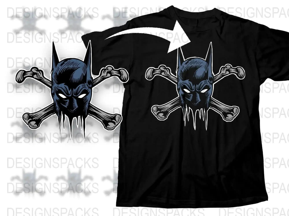 Batbones Popculture Png Digital Download