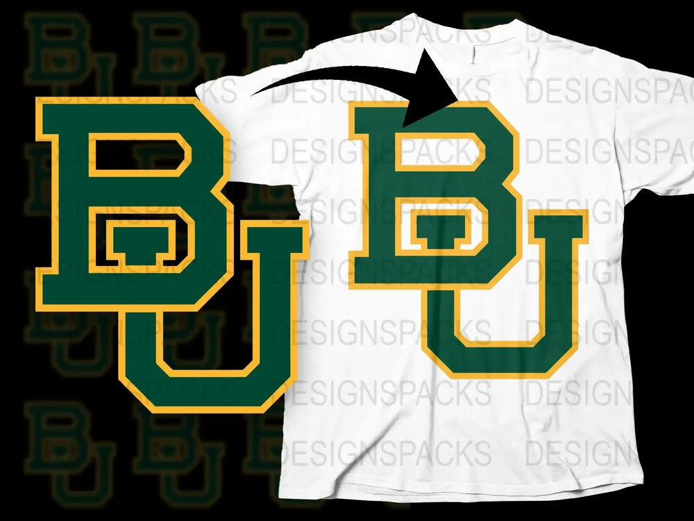 Baylor Bears College Football Png Digital Download