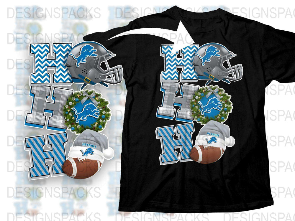 Detroit Lions Inspired T-Shirt, Football Helmet Graphic, Sports Fan Apparel, Men's Casual Wear, Team Pride Shirt