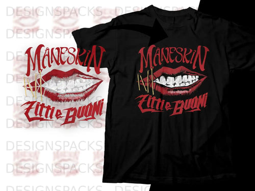 Black t-shirt with 