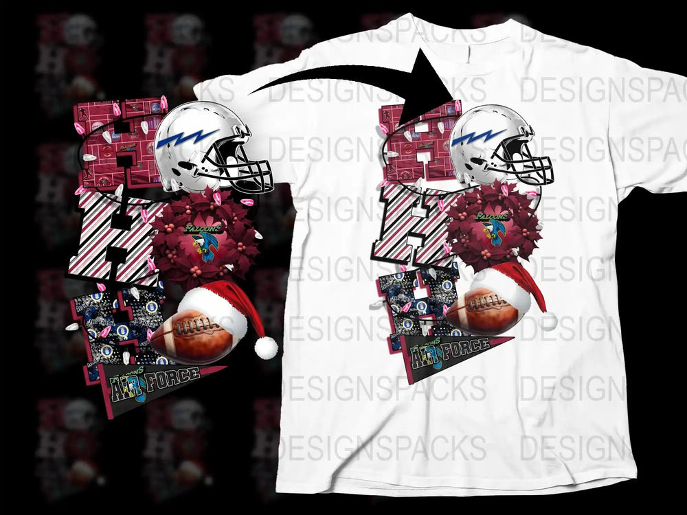 Abstract Art Football Design T-Shirt, Colorful Sports Fan Apparel, Casual Wear for Teens and Adults
