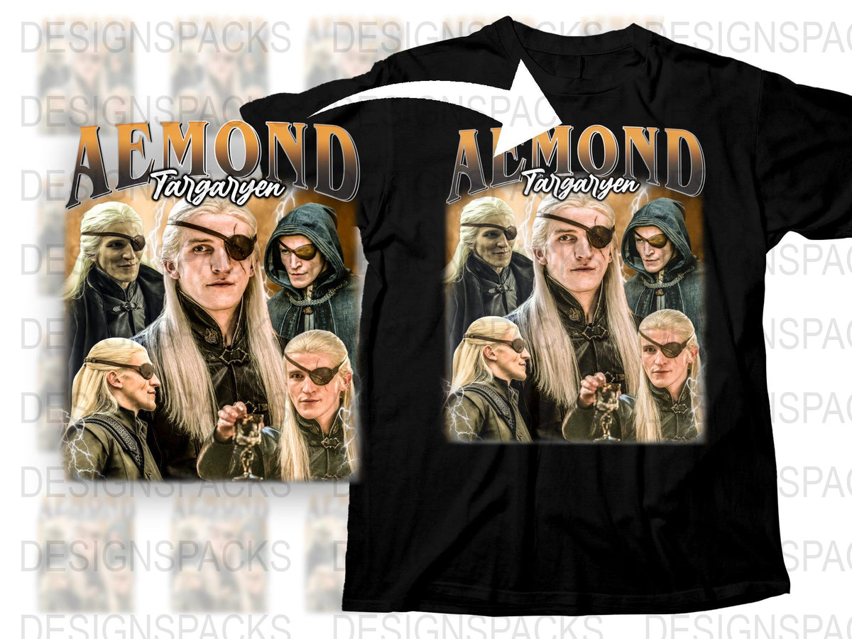 Almond Targaryen Graphic T-Shirt, Game of Thrones Inspired, Fantasy Tee, Unisex Adult Clothing, Fan Art, Multiple Sizes Available