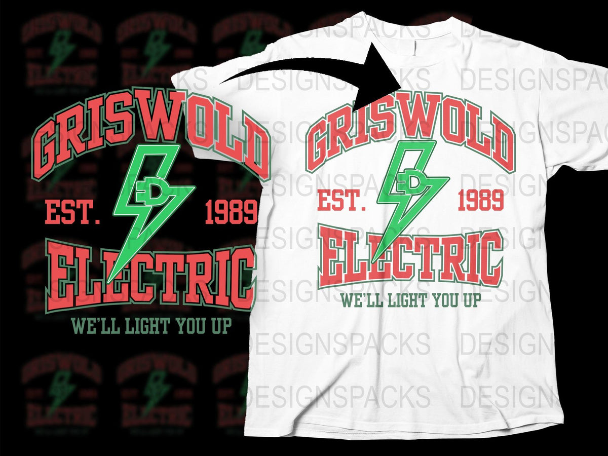 Griswold Electric 1989 Vintage T-Shirt, Retro Classic Movie Inspired Tee