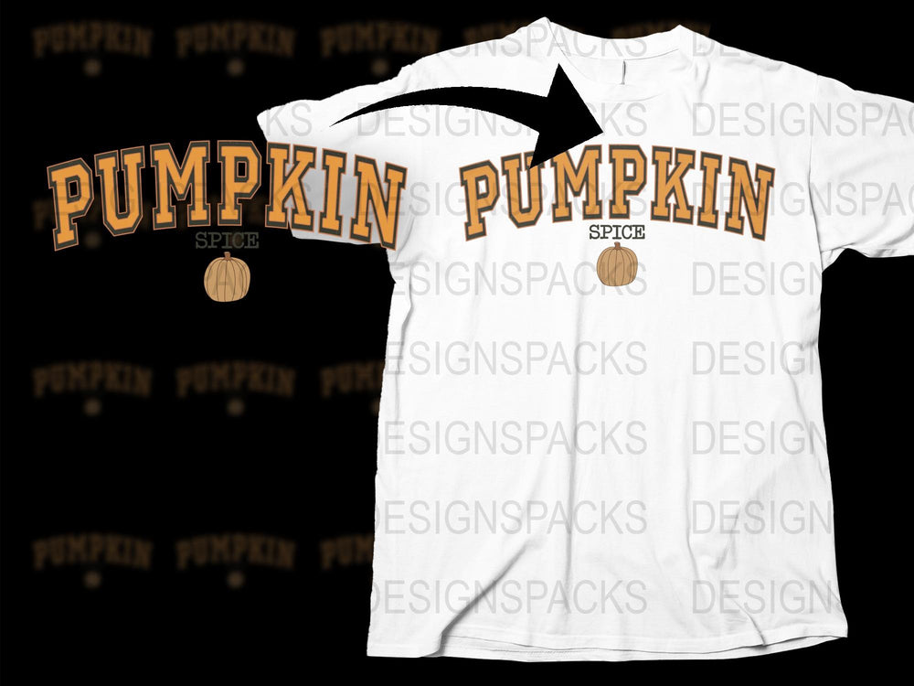 Pumpkin Spice T-Shirt, Fall Season Graphic Tee, Thanksgiving Cozy Fashion Shirt, Autumn Apparel Gift