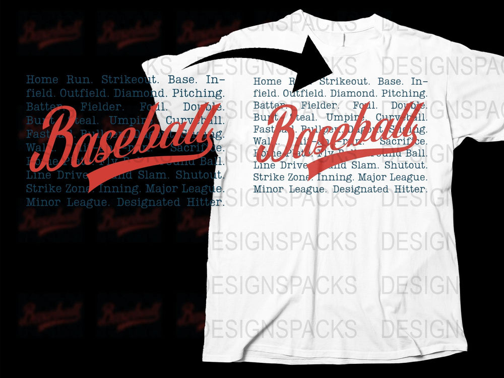 Vintage Baseball T-Shirt, Classic Typography Sports Graphic Tee, Unisex Casual Fashion Shirt