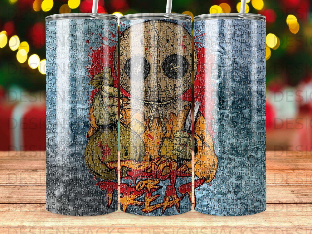 Sam horror character puzzle texture blood splatters FEAR product type