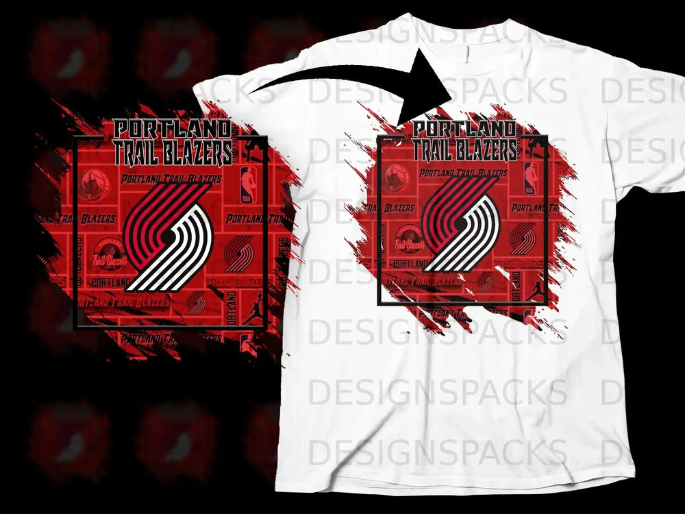Portland Trail Blazers NBA Fan Graphic T-shirt