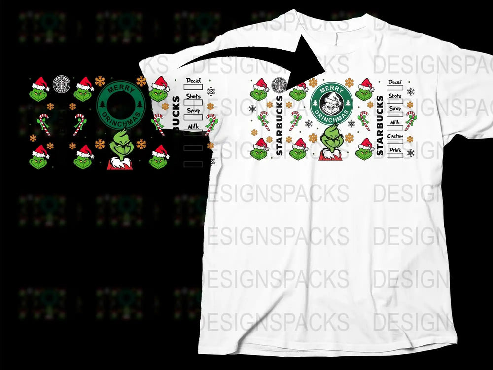 Grinch Christmas T-Shirt, Funny Holiday Tee, Family Matching Shirts, Festive Whoville Graphic Print Top