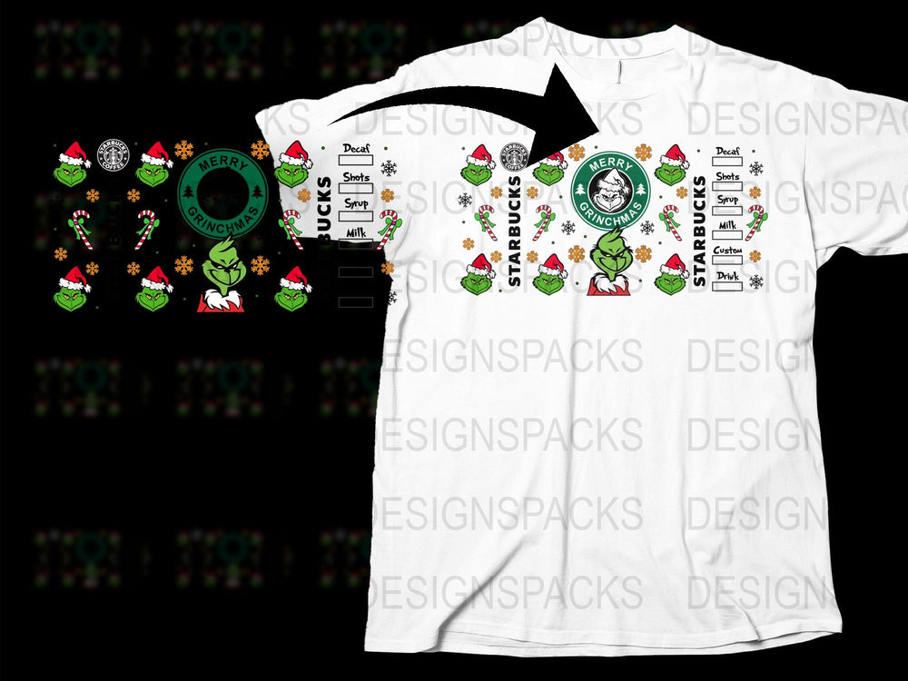 Grinch Christmas T-Shirt, Funny Holiday Tee, Family Matching Shirts, Festive Whoville Graphic Print Top