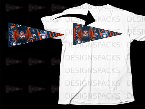 Detroit Tigers Baseball Fan Apparel Shirt for Supporters