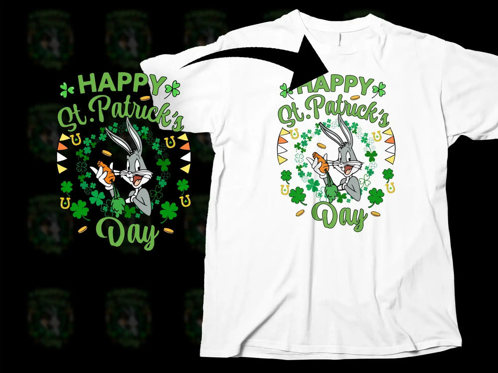 Happy St. Patrick's Day Bugs Bunny Clover product type