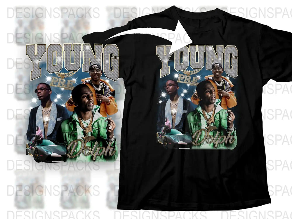 Vintage Hip Hop T-Shirt, 90s Rap Graphic Tee, Urban Streetwear Fashion, Men's Black Cotton Shirt