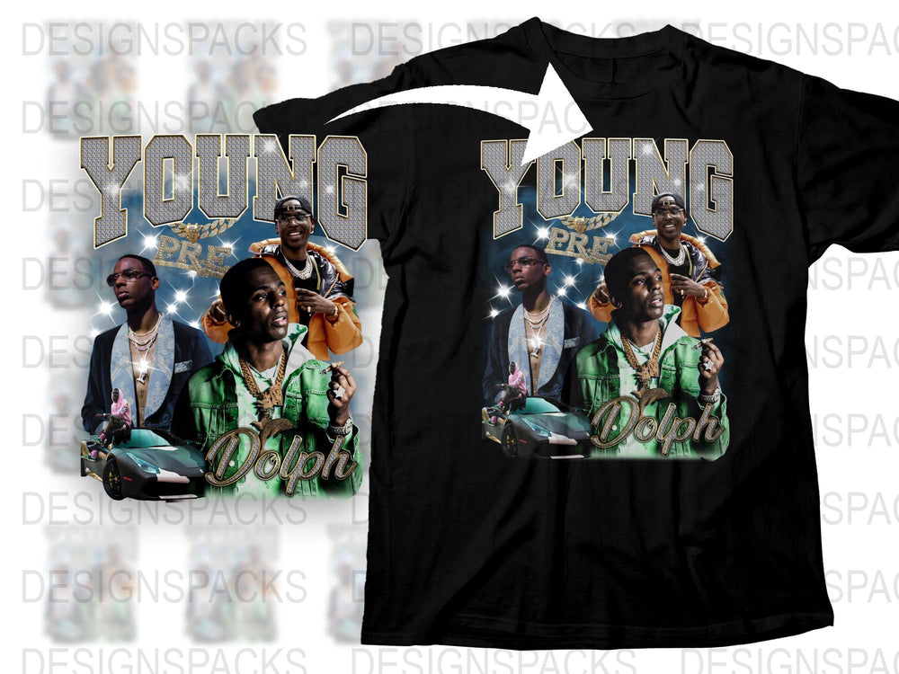 Vintage Hip Hop T-Shirt, 90s Rap Graphic Tee, Urban Streetwear Fashion, Men's Black Cotton Shirt