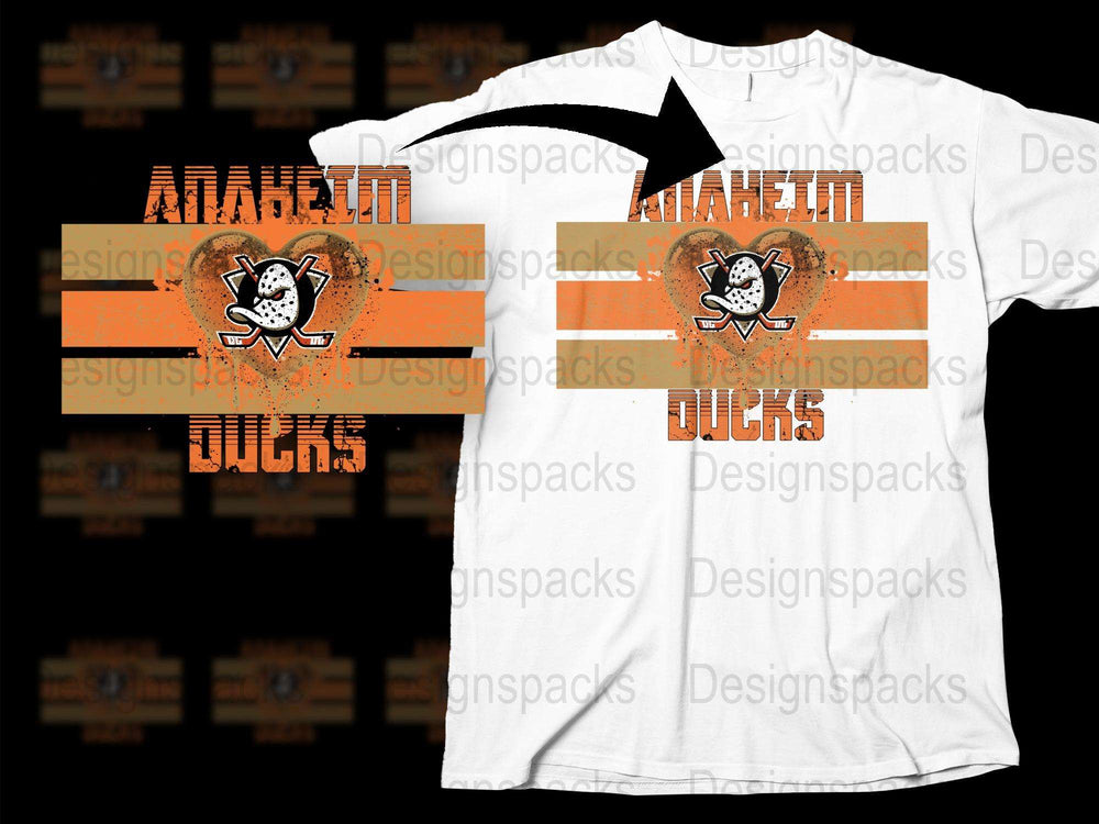 Anaheim Ducks Vintage T-Shirt, Retro Style Sports Tee, Hockey Fan Gift, Casual Streetwear, Unisex Clothing