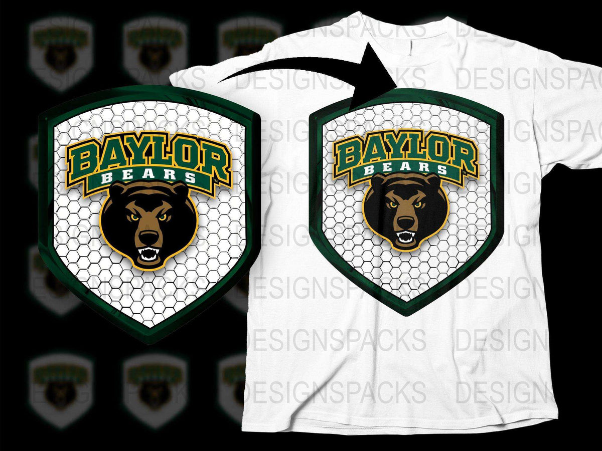 Baylor Bears T-Shirt, College Sports Team Logo Tee, Black and Green Graphic Shirt, Unisex Fashion Top