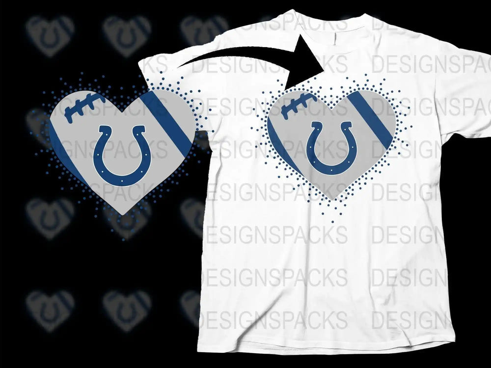 Indianapolis Football Theme T-Shirt, White Graphic Tee, Sports Fan Apparel, Casual Wear